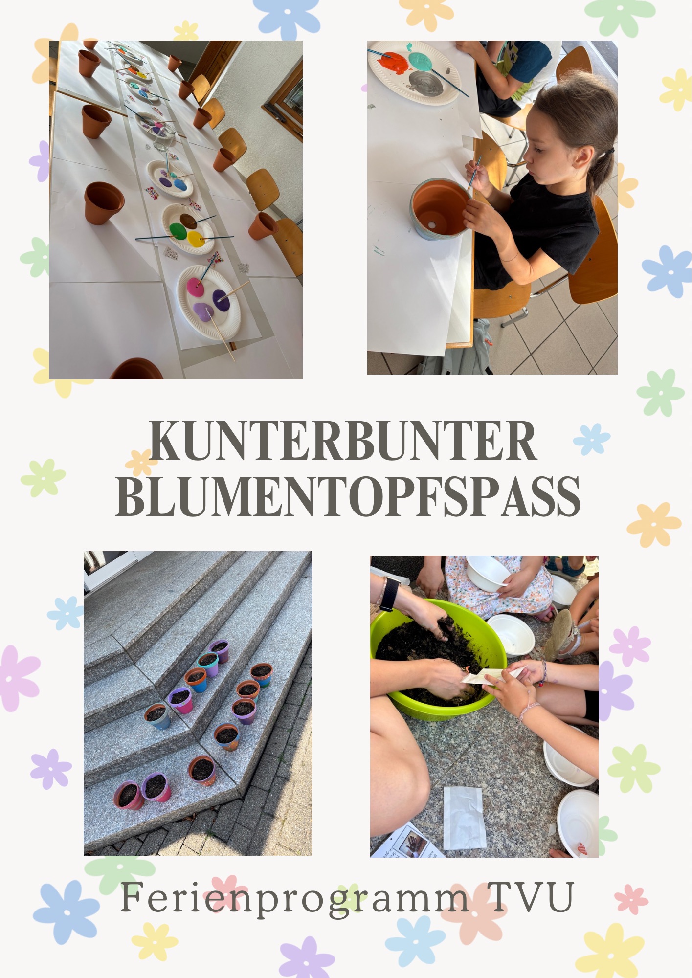 Kunterbunter Blumentopfspaß
