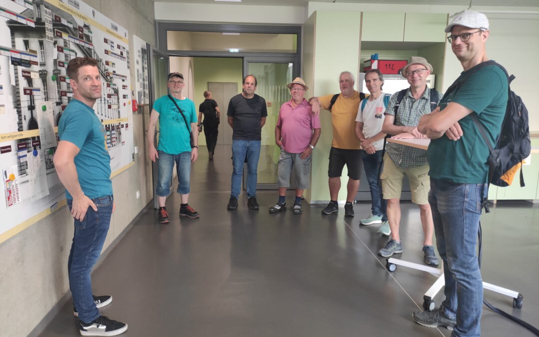Ausflug der Volleyball-Jedermänner Urloffen zur Feuerwache Karlsruhe
