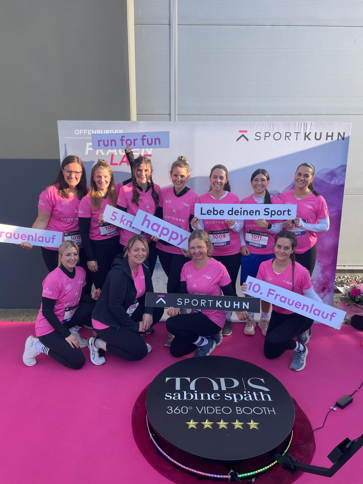 Turnverein beim Frauenlauf in Offenburg